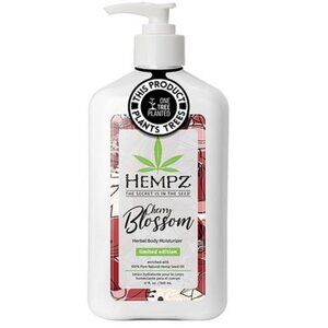 Hempz Limited Edition Cherry Blossom Herbal Body Moisturizer, 17 Oz.